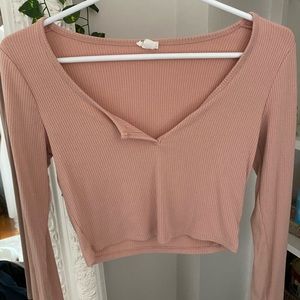 Pink Cropped Longsleeve!